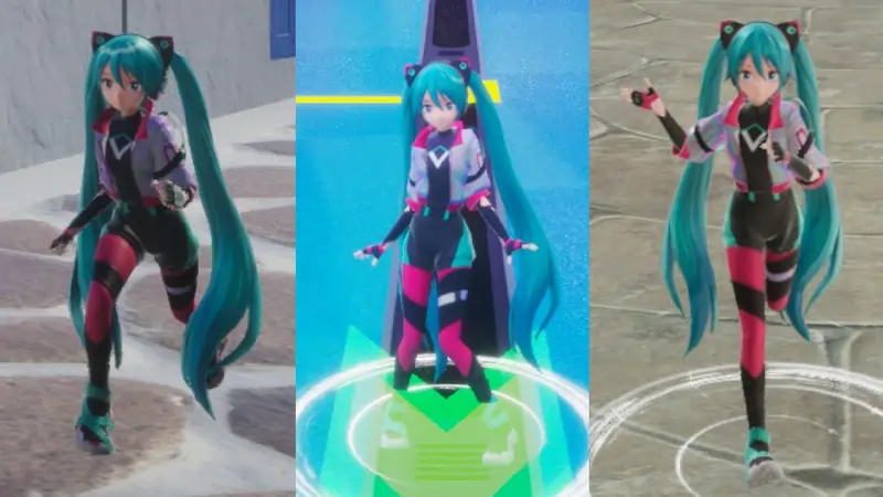 Miku on Foot racing scene - Screenshot 5